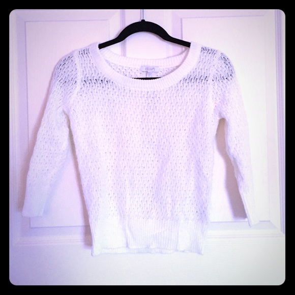 Open bow-back Delias sweater