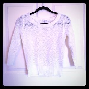 Open bow-back Delias sweater