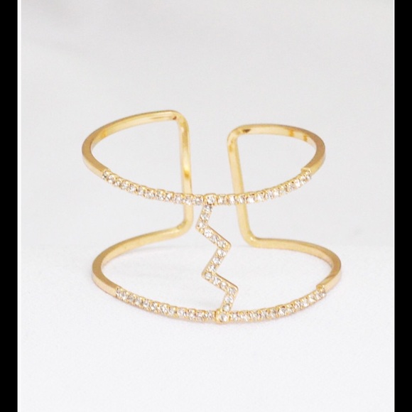 Tired Pave Cuff Bracelet