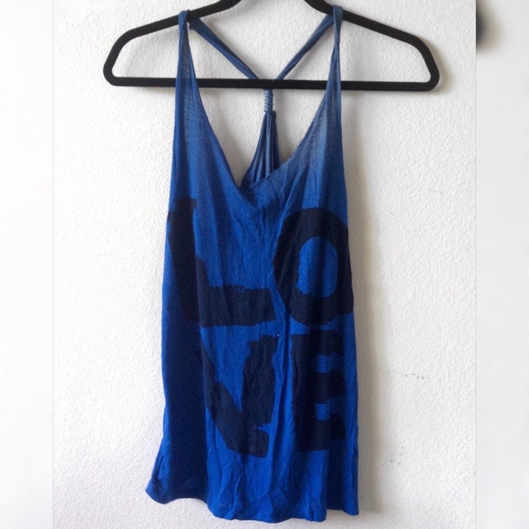 LOVE Braided Racerback Tank