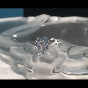 3 Carat CZ Solitaire- Size 7