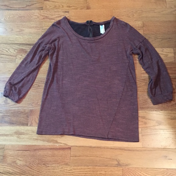 Burgundy Blouse
