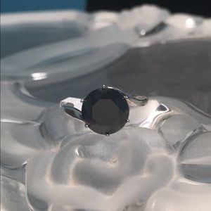 3 Carat Onyx Solitaire- Size 8
