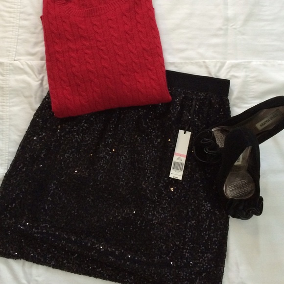 NWT Cynthia Rowley Sequin Skirt