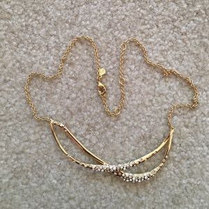 Alexis Bittar gold Miss Havisham necklace
