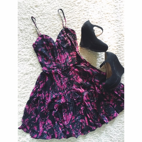 Aeropostale Pretty Little Liars plaid floral dress