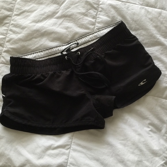 Black oneill swim board shorts