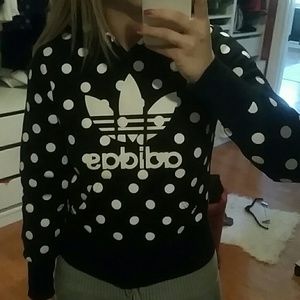 Polka dot Adidas hoodie