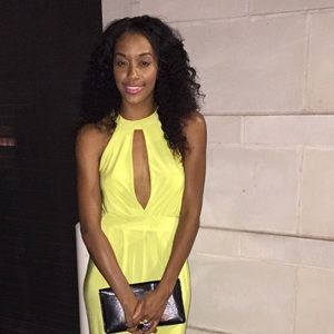 Key hole wide leg halter jumpsuit