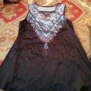 Cute airy top black with multiple colors