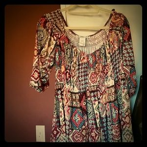 Baby doll American Rag print top