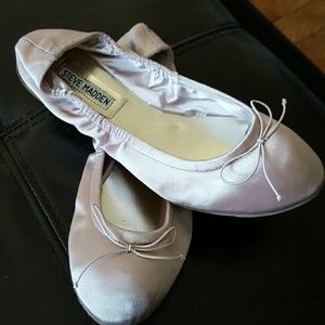 Satin Ballet Flats