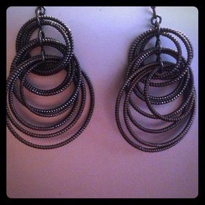 Lia Sophia Voltage Hematite Earrings