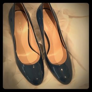 Blue heels by Nine West.