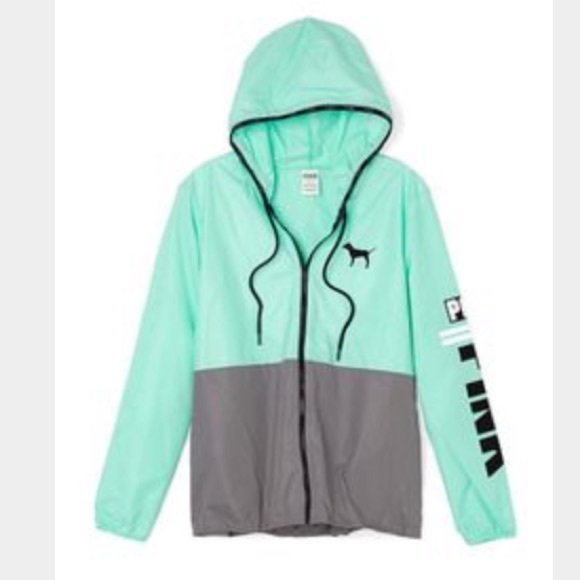 pink windbreaker