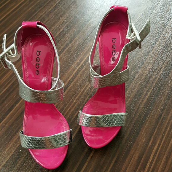 Bebe strappy heels