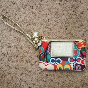 Authentic Coach Wristlet