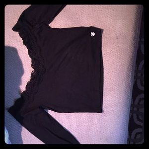 Kendall & Kylie black crop top