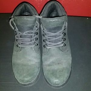 Black timberland ankle boots