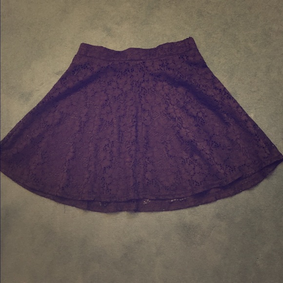 Black Lace Skater skirt!