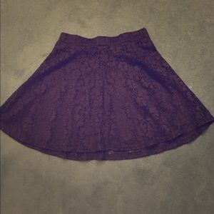 Black Lace Skater skirt!
