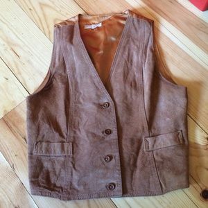 Vintage suede vest