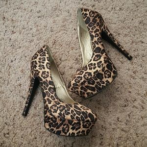 Cheetah Print Pumps
