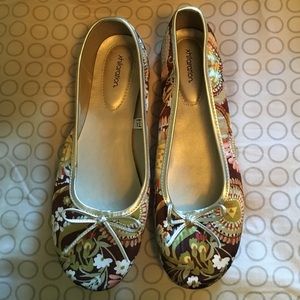 Paisley Ballet Flats