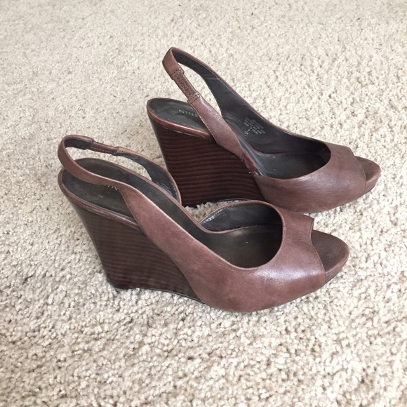 Nine West Leather Wedge