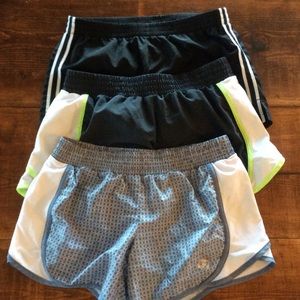 Bundle of running shorts