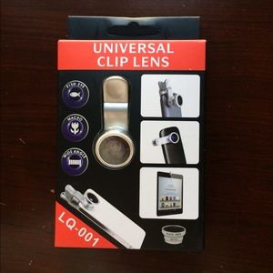 Silver clip lens