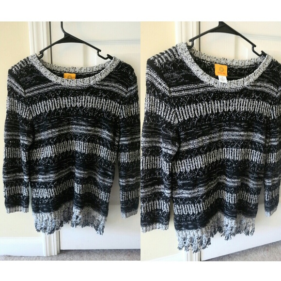 Urban Outfitters Sweaters - Fringe Striped Sweater