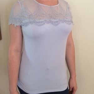 H&M lace detail t-shirt