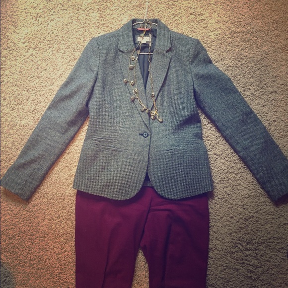 Merona tweed blazer NWOT