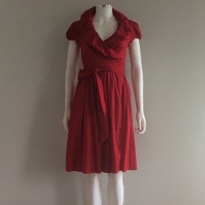 NWOT Knee-Length Cotton Wrap-Dress