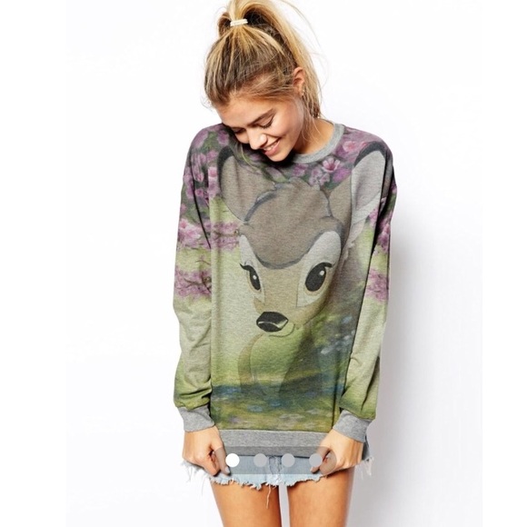 ASOS Tops - Bambi crew neck sweatshirt