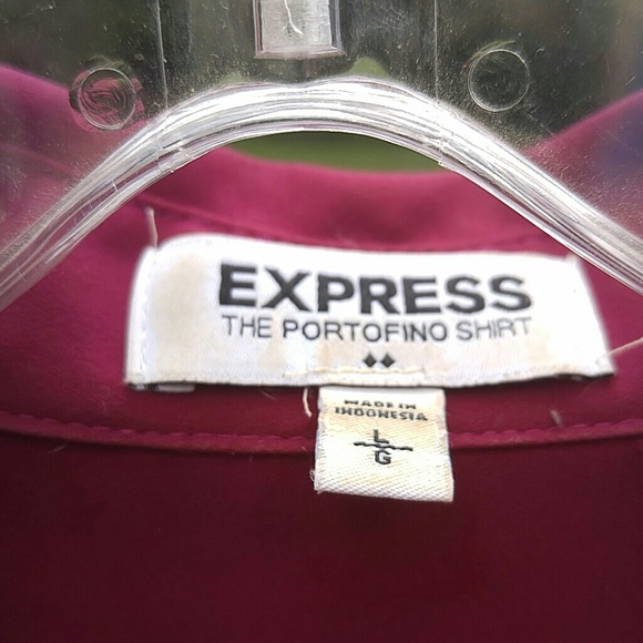 Express Raspberry Portofino Blouse - Picture 2 of 4