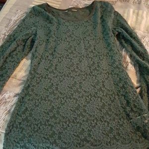 Maurice's Lace shirt, green
