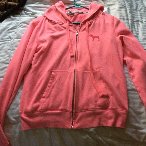 Pink zip up