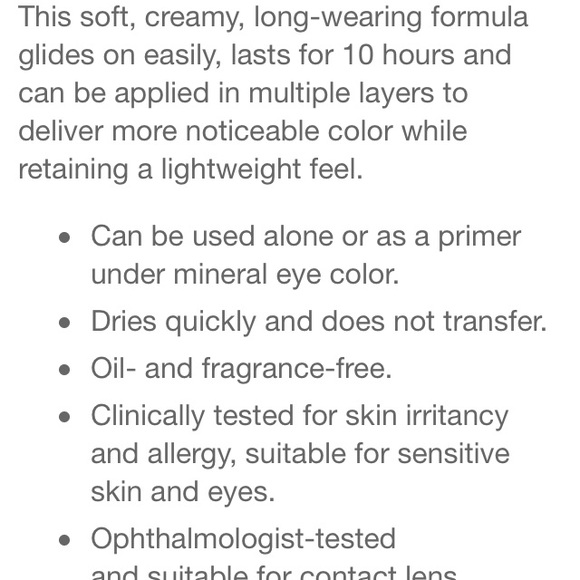 Mary Kay Cream Eye Color:  Pale Blush - Picture 4 of 4