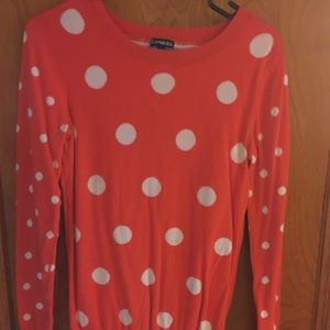 Polka dot sweater