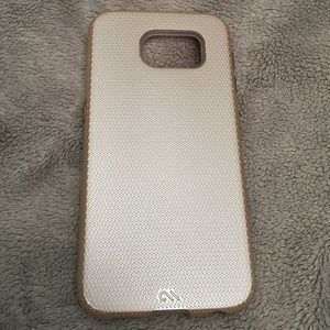 Case Mate Samsung Galaxy  S6 Gold Cell Phone Case