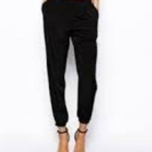 ABS Black Ankle draw string pants
