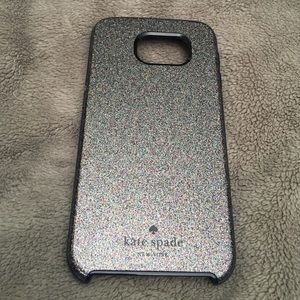 Kate Spade Samsung Galaxy  S6 Case Glitter Blue