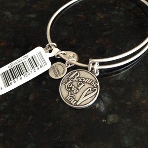 Alex and Ani bracelet Because I Love You