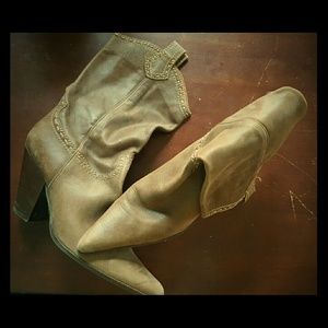 Nicole Brown Leather boots