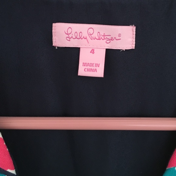 EUC Lilly Pulitzer Hearts a Flutter Dress - Picture 3 of 4