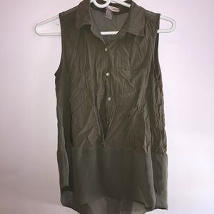 Sleeveless, light summer top