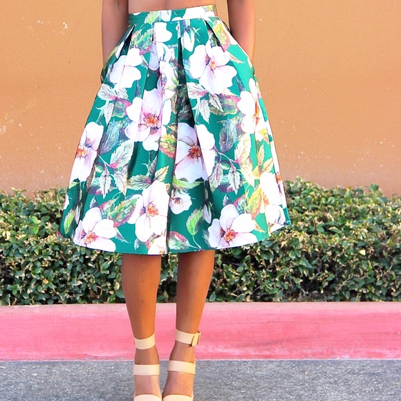 Floral print Skirt set - Picture 3 of 3