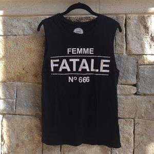 Femme Fatale Muscle Tee